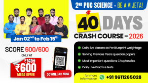 2nd PUC Vijeta 2026 Crash Course
